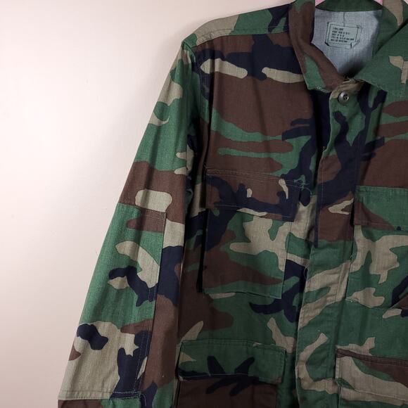 Army Combat Coat in Woodland Camo Size XS Short - Picture 4 of 11